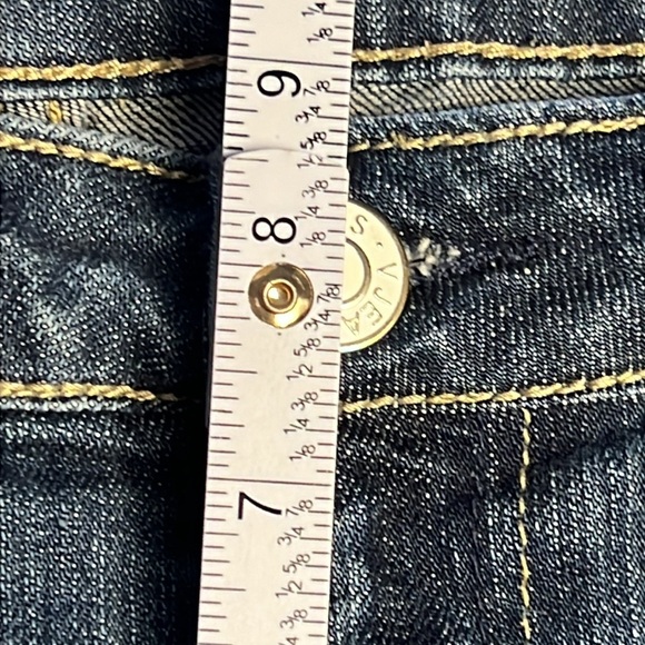 VIGOSS Women’s Skinny Jeans 13‎ Blue Denim Pants Stretch mid rise streetwear Y2K - Picture 11 of 11